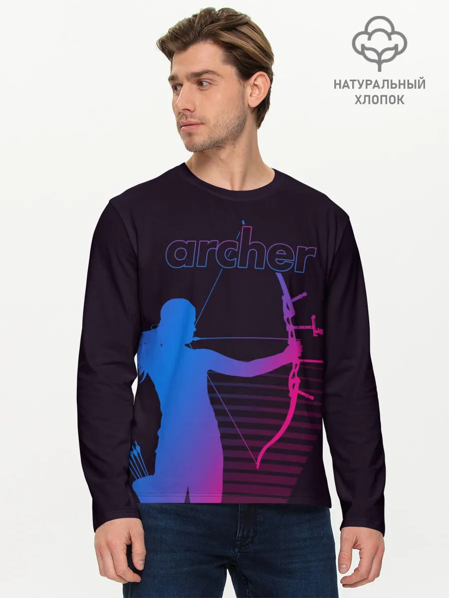Мужской лонгслив базовый / Archer