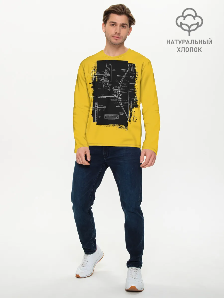 Мужской лонгслив базовый / Recurve bow