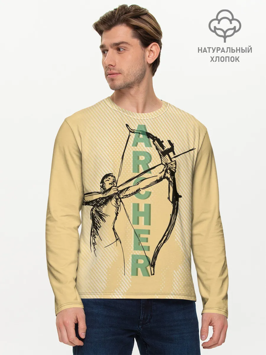 Мужской лонгслив базовый / Archer
