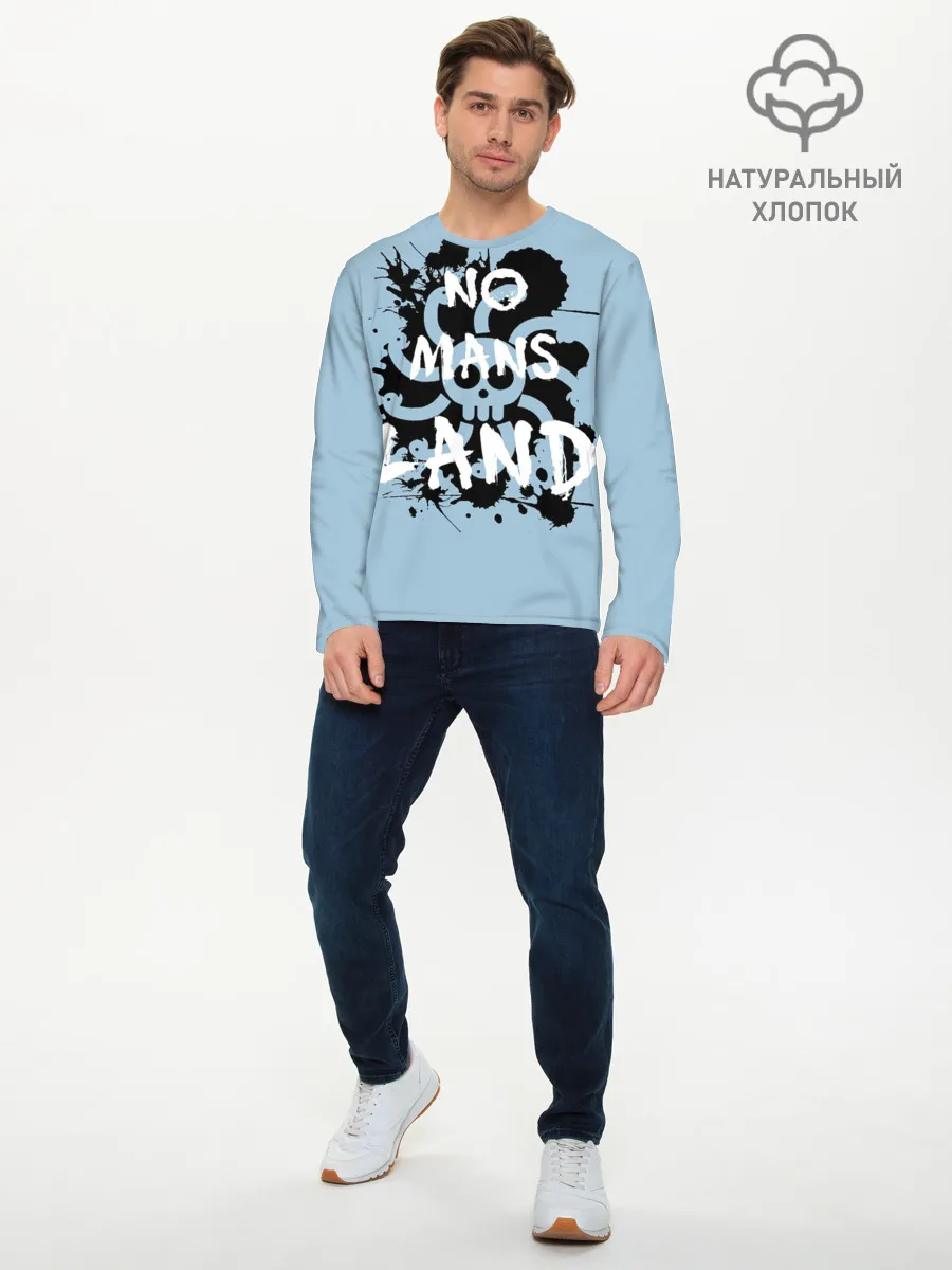 Мужской лонгслив базовый / One Piece No Mans Land