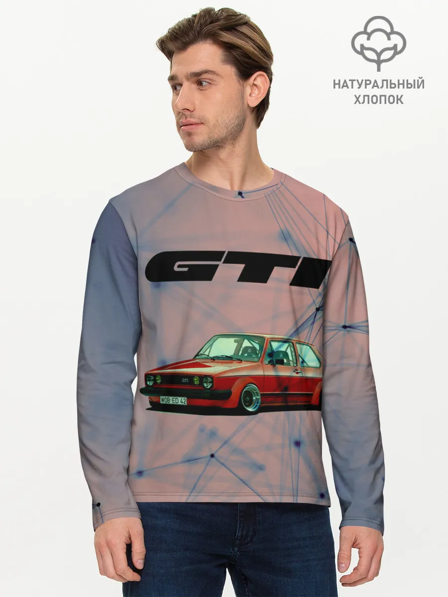 Мужской лонгслив базовый / Volkswagen