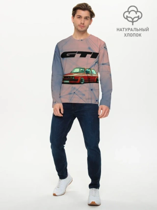 Мужской лонгслив базовый / Volkswagen