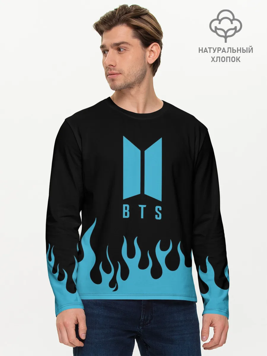 Мужской лонгслив базовый / BTS