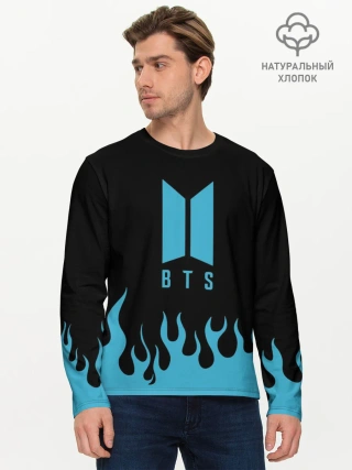 Мужской лонгслив базовый / BTS