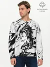 Мужской лонгслив базовый / KIMETSU NO YAIBA TANJIRO KAMADO