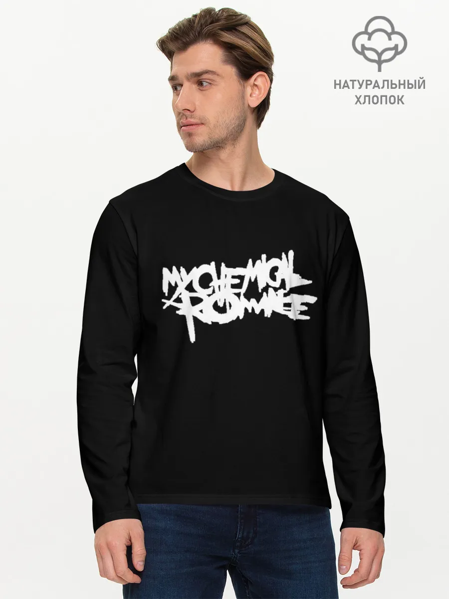 Мужской лонгслив базовый / My Chemical Romance spider