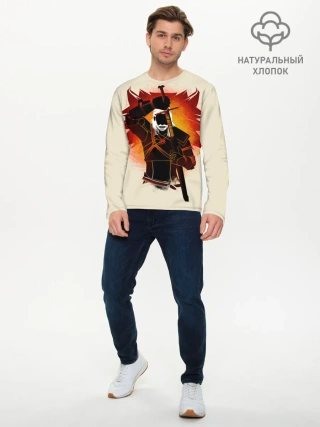 Мужской лонгслив базовый / Ведьмак 3: Дикая Охота