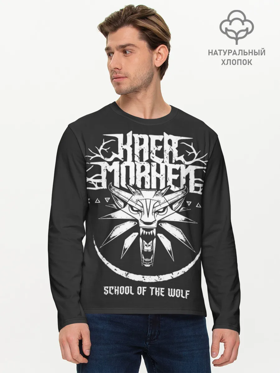 Мужской лонгслив базовый / The Witcher 3: Wild Hunt