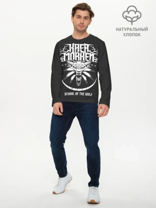 Мужской лонгслив базовый / The Witcher 3: Wild Hunt