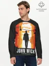 Мужской лонгслив базовый / John Wick