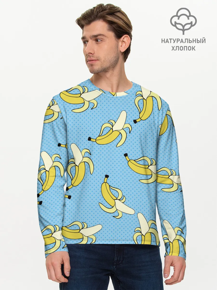 Мужской лонгслив базовый / Banana art