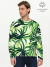 Мужской лонгслив базовый / Тропики