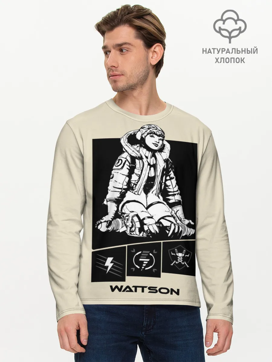 Мужской лонгслив базовый / Apex Legends Wattson