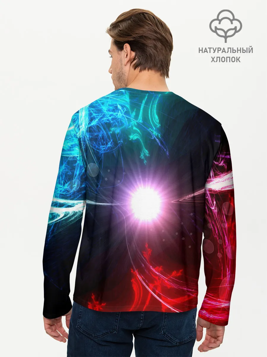 Мужской лонгслив базовый / Кис-Кис