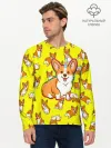Мужской лонгслив базовый / Corgi