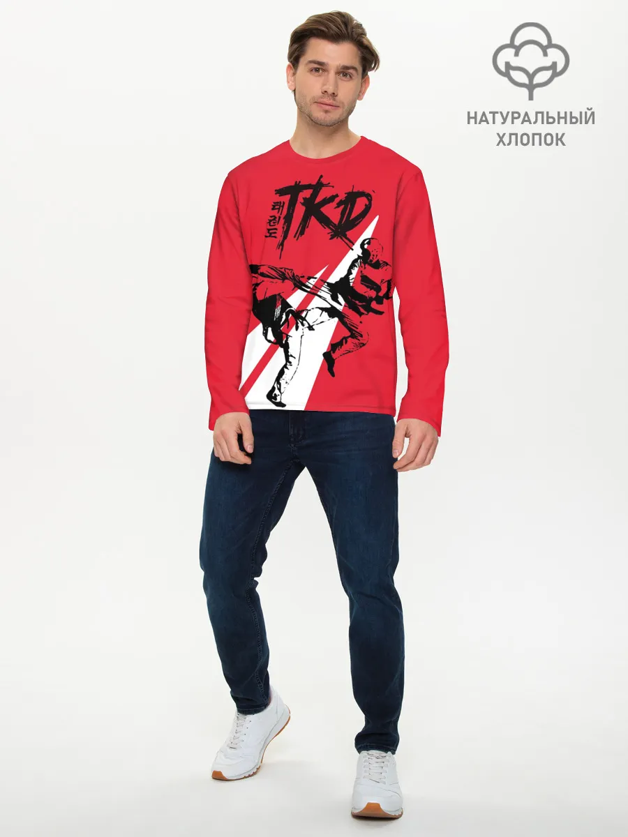 Мужской лонгслив базовый / Taekwondo