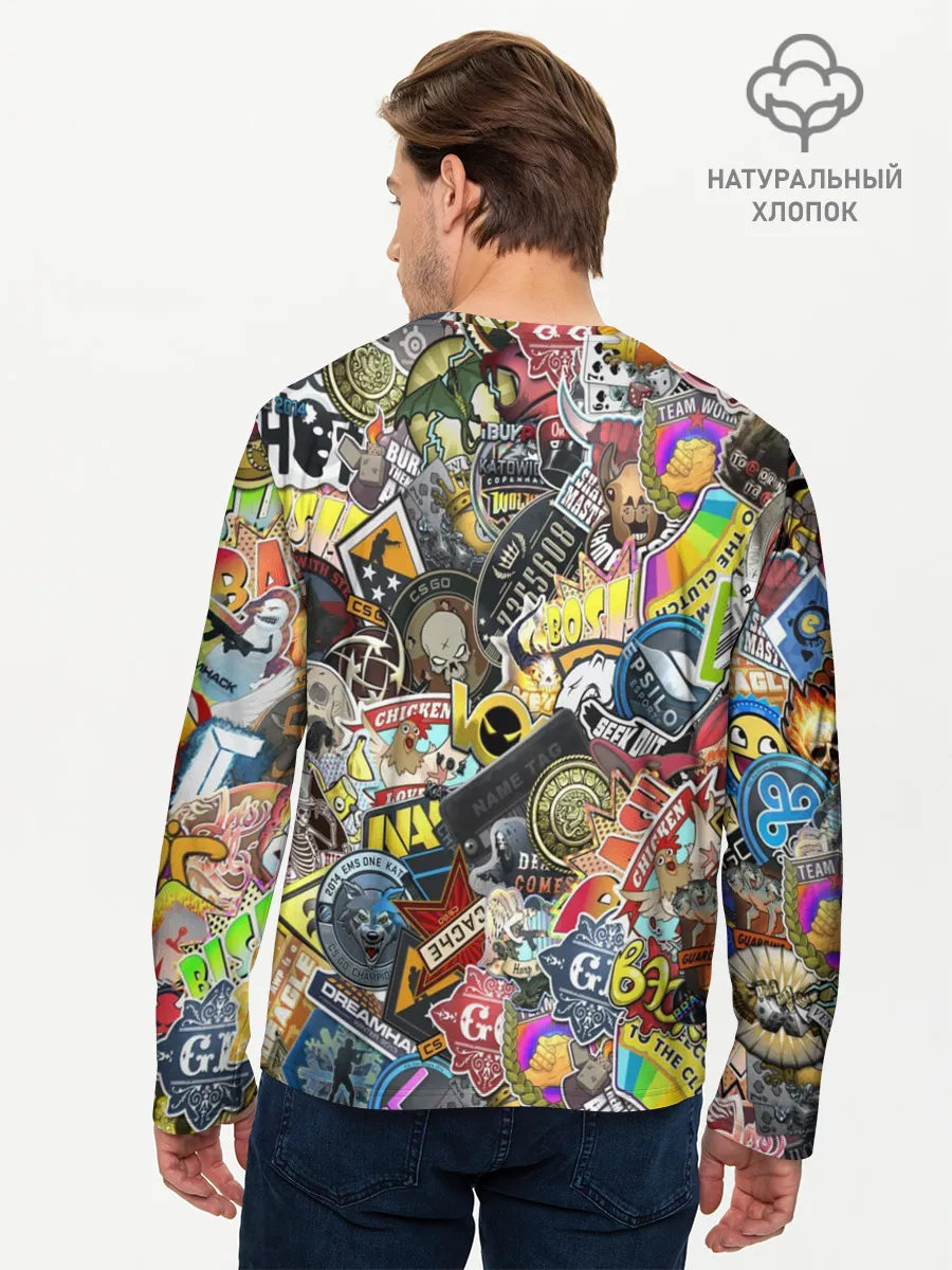 Мужской лонгслив базовый / CS GO