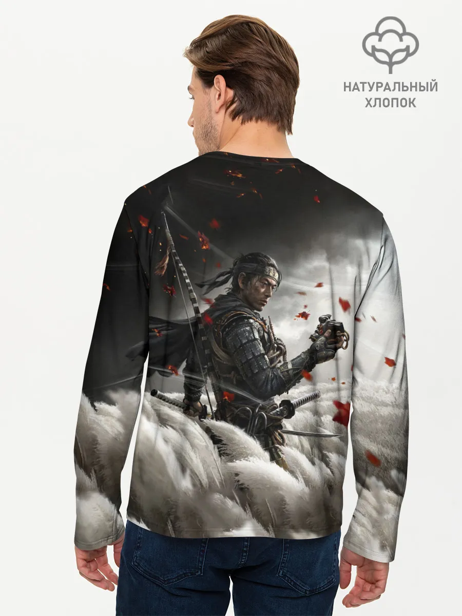 Мужской лонгслив базовый / Ghost of Tsushima