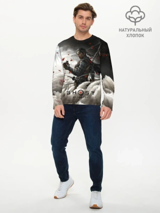 Мужской лонгслив базовый / Ghost of Tsushima