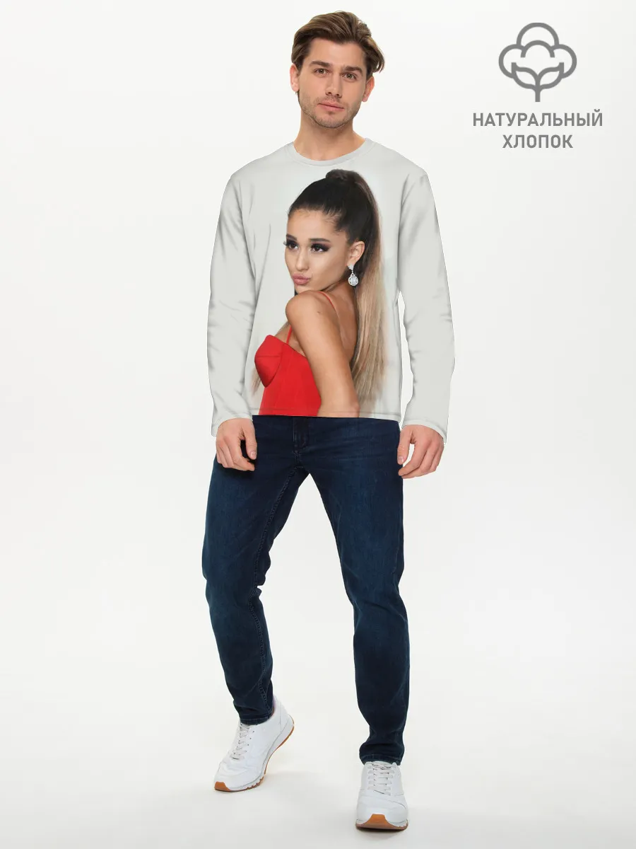 Мужской лонгслив базовый / Ariana Grande