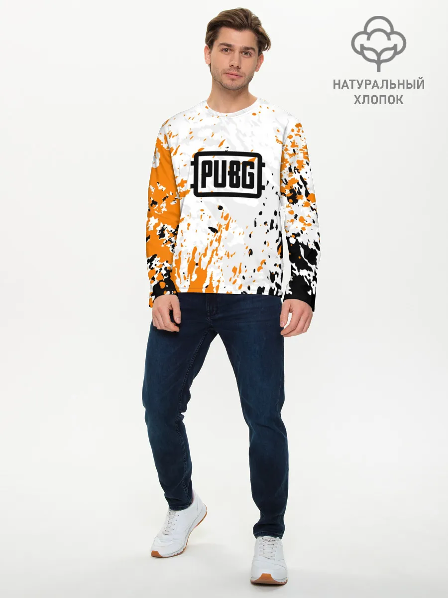 Мужской лонгслив базовый / PUBG