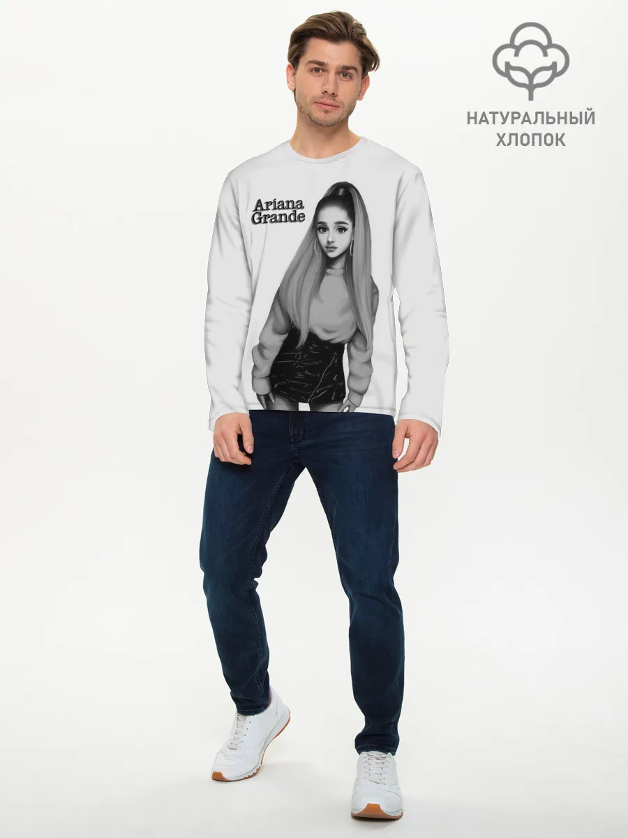 Мужской лонгслив базовый / Ariana Grande