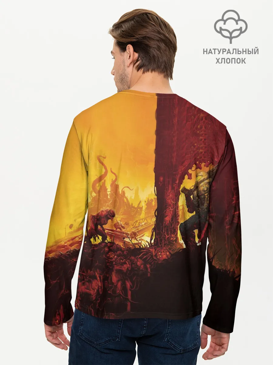 Мужской лонгслив базовый / DOOM eternal 2020