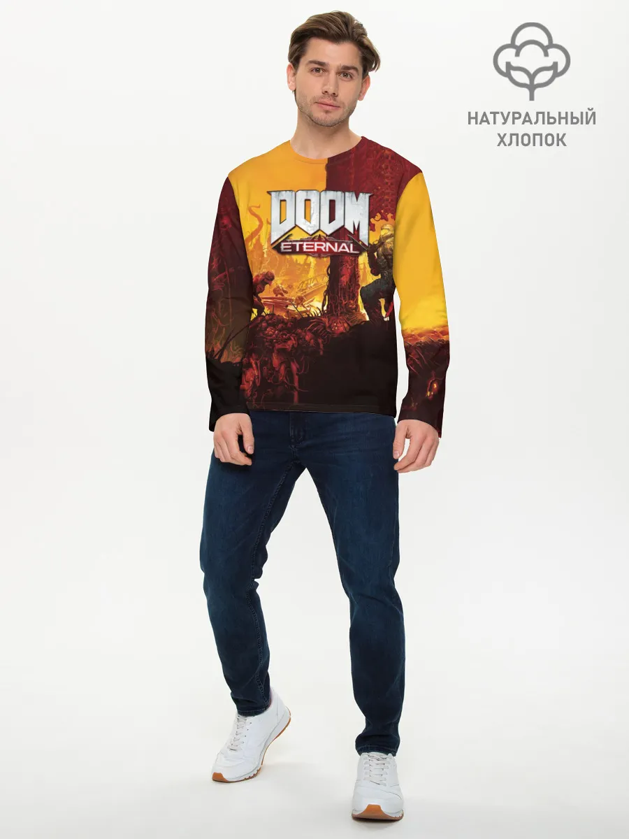 Мужской лонгслив базовый / DOOM eternal 2020