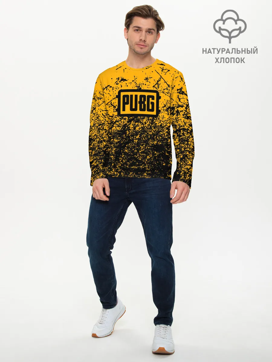 Мужской лонгслив базовый / PUBG