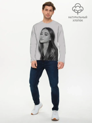 Мужской лонгслив базовый / Ariana Grande