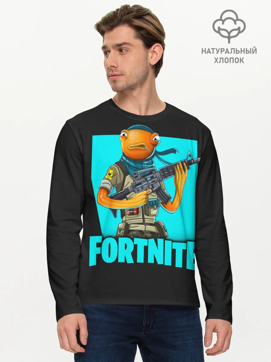 Мужской лонгслив базовый / Fortnite