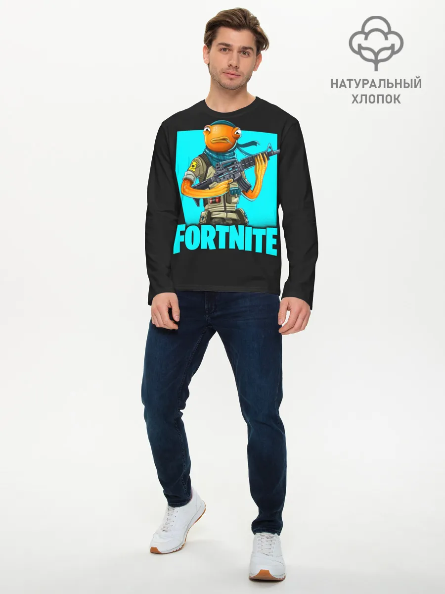 Мужской лонгслив базовый / Fortnite