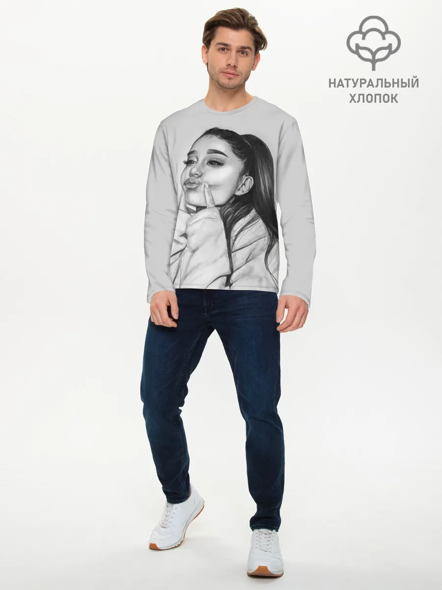 Мужской лонгслив базовый / Ariana Grande