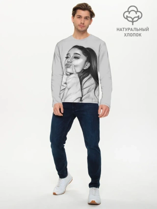 Мужской лонгслив базовый / Ariana Grande