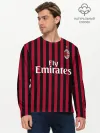 Мужской лонгслив базовый / Ibrahimovic home 19-20
