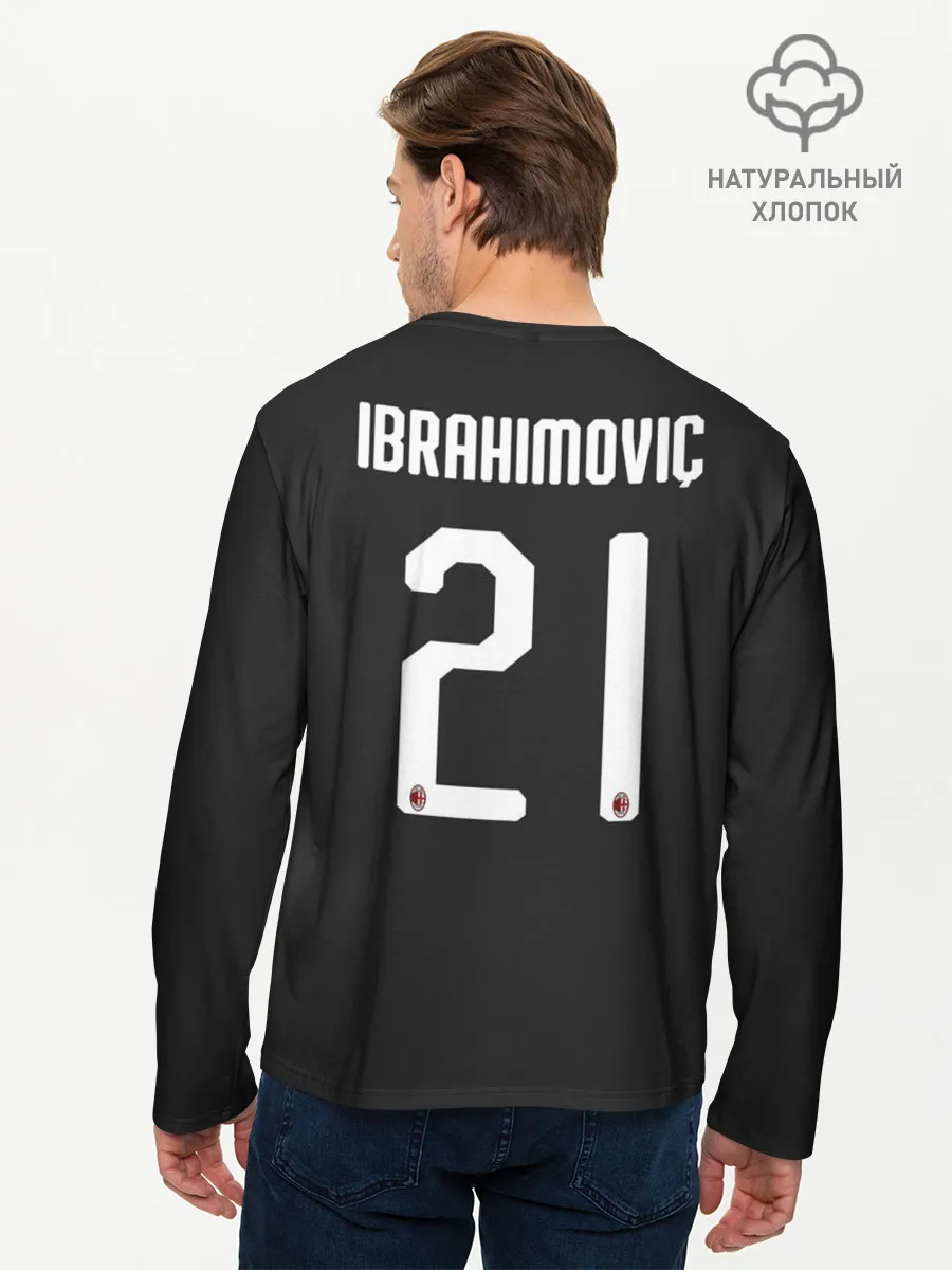 Мужской лонгслив базовый / Ibrahimovic third 19-20