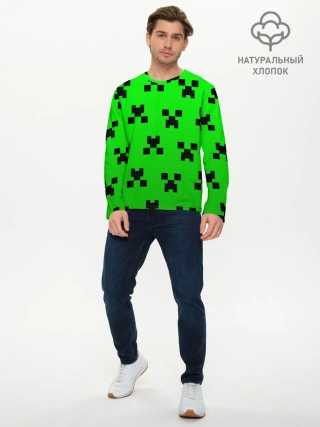 Мужской лонгслив базовый / MINECRAFT