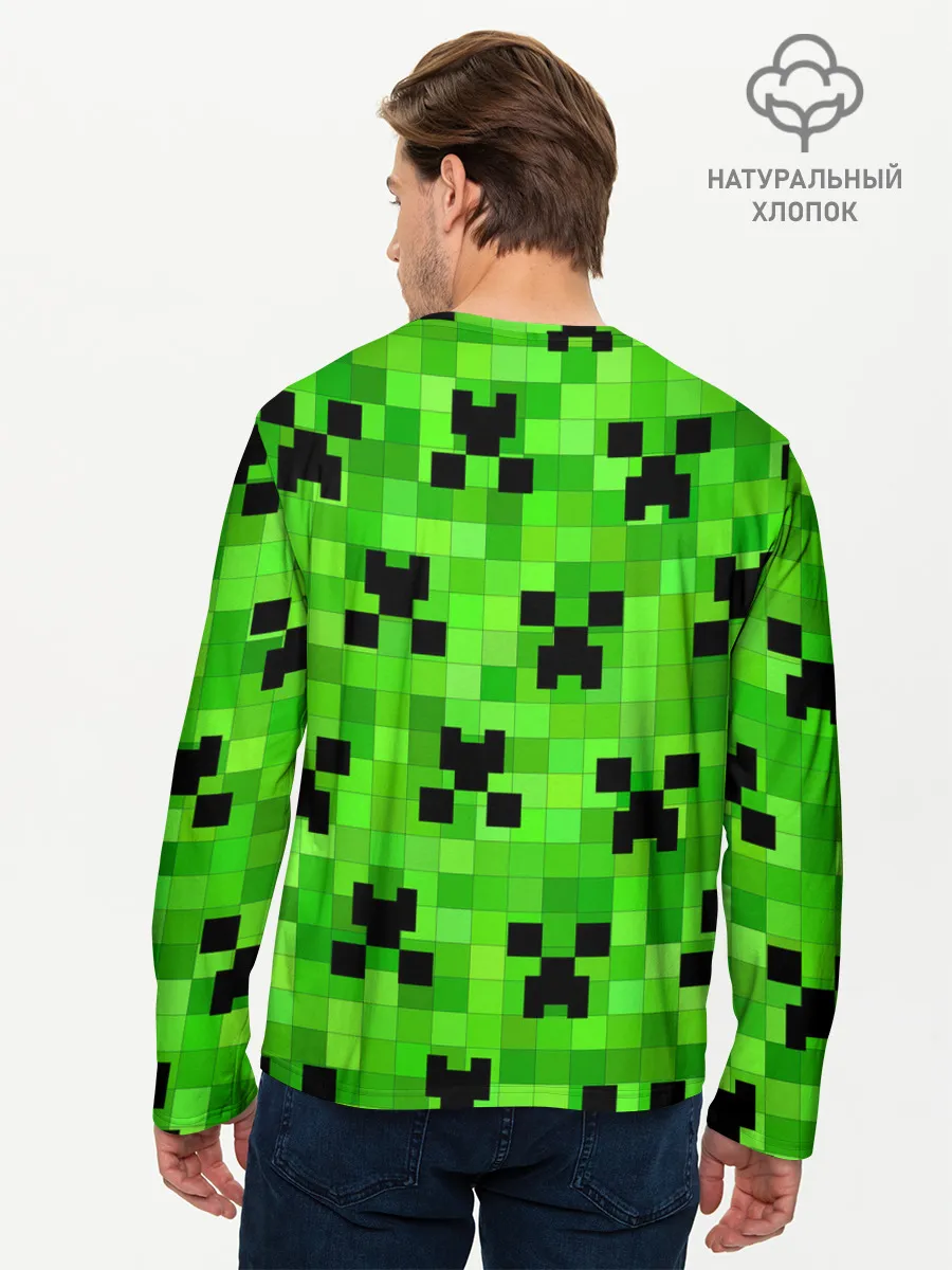 Мужской лонгслив базовый / MINECRAFT | МАЙНКРАФТ