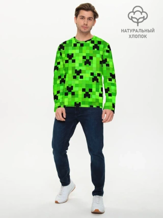 Мужской лонгслив базовый / MINECRAFT | МАЙНКРАФТ