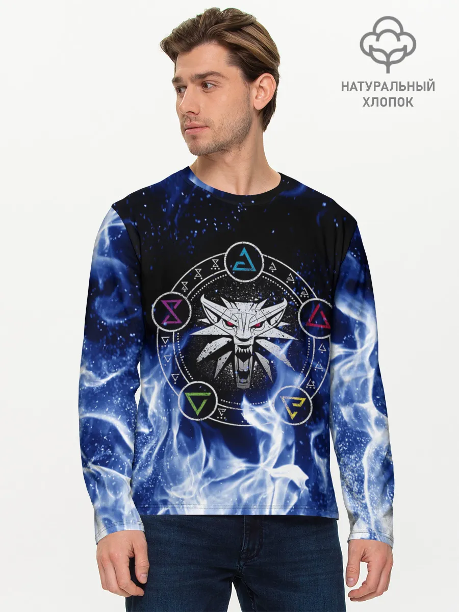 Мужской лонгслив базовый / ВЕДЬМАК