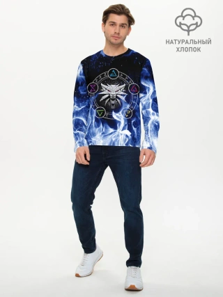 Мужской лонгслив базовый / ВЕДЬМАК