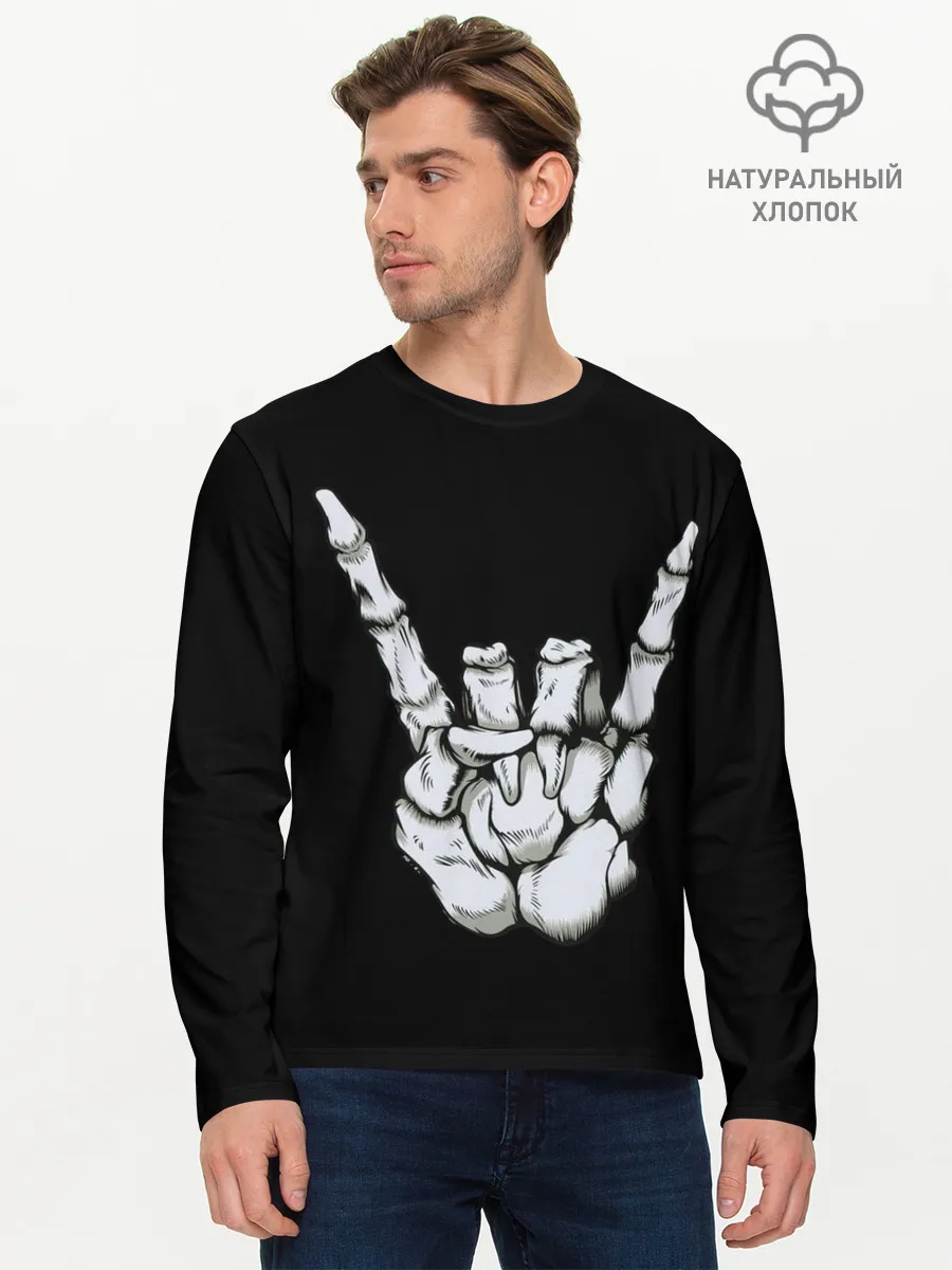 Мужской лонгслив базовый / Rock