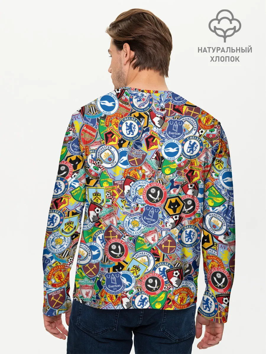 Мужской лонгслив базовый / Английская Премьер Лига