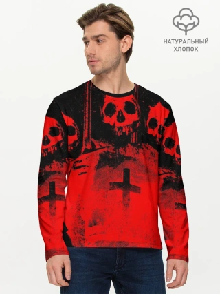 Мужской лонгслив базовый / Анархия