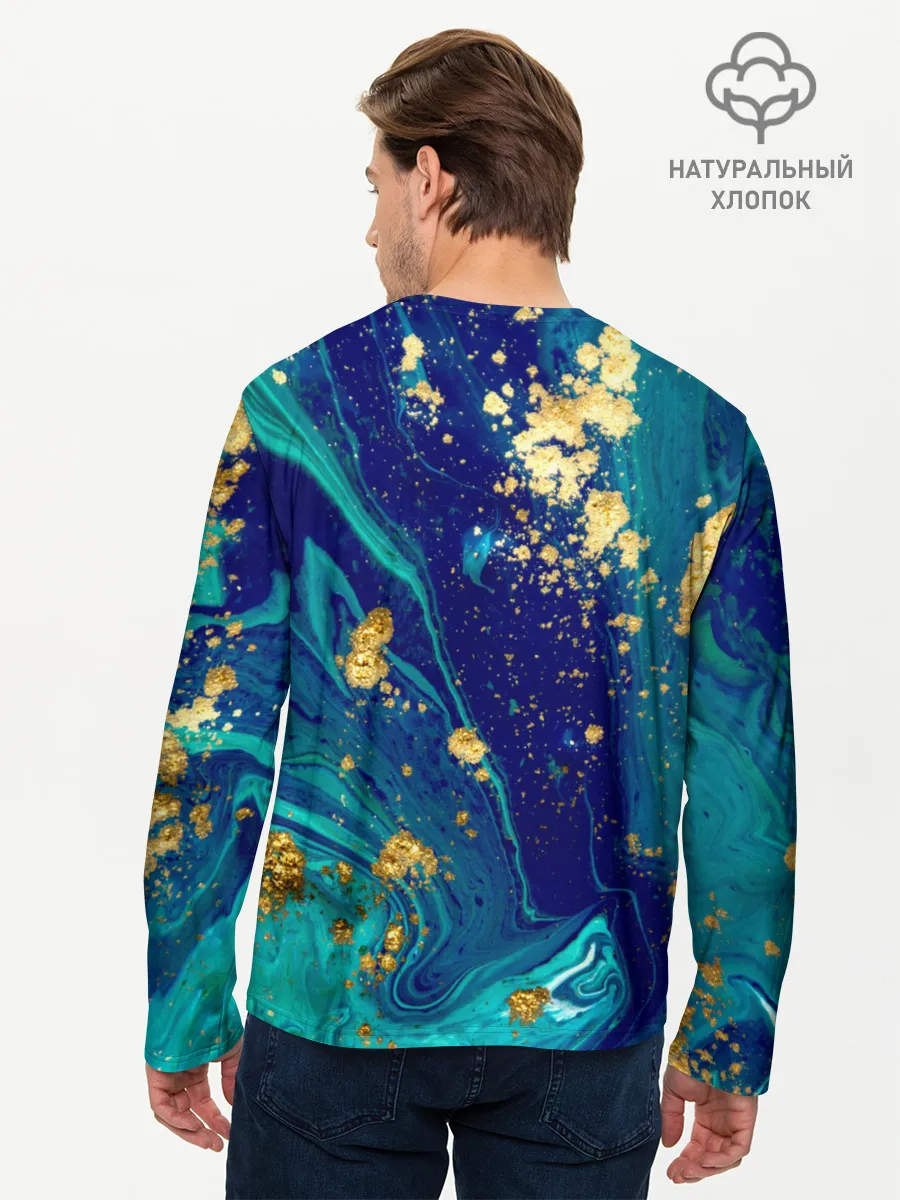 Мужской лонгслив базовый / Краски