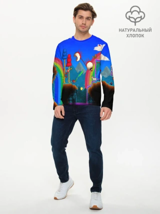 Мужской лонгслив базовый / TERRARIA GAME