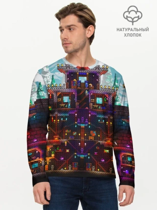 Мужской лонгслив базовый / Terraria