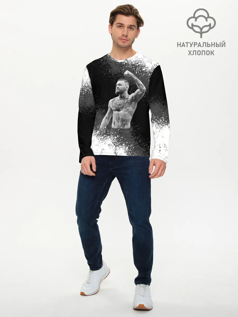 Мужской лонгслив базовый / Conor McGregor | Конор МакГрегор