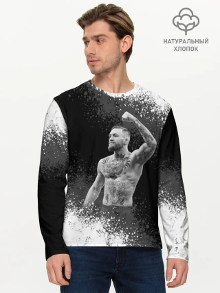 Мужской лонгслив базовый / Conor McGregor | Конор МакГрегор