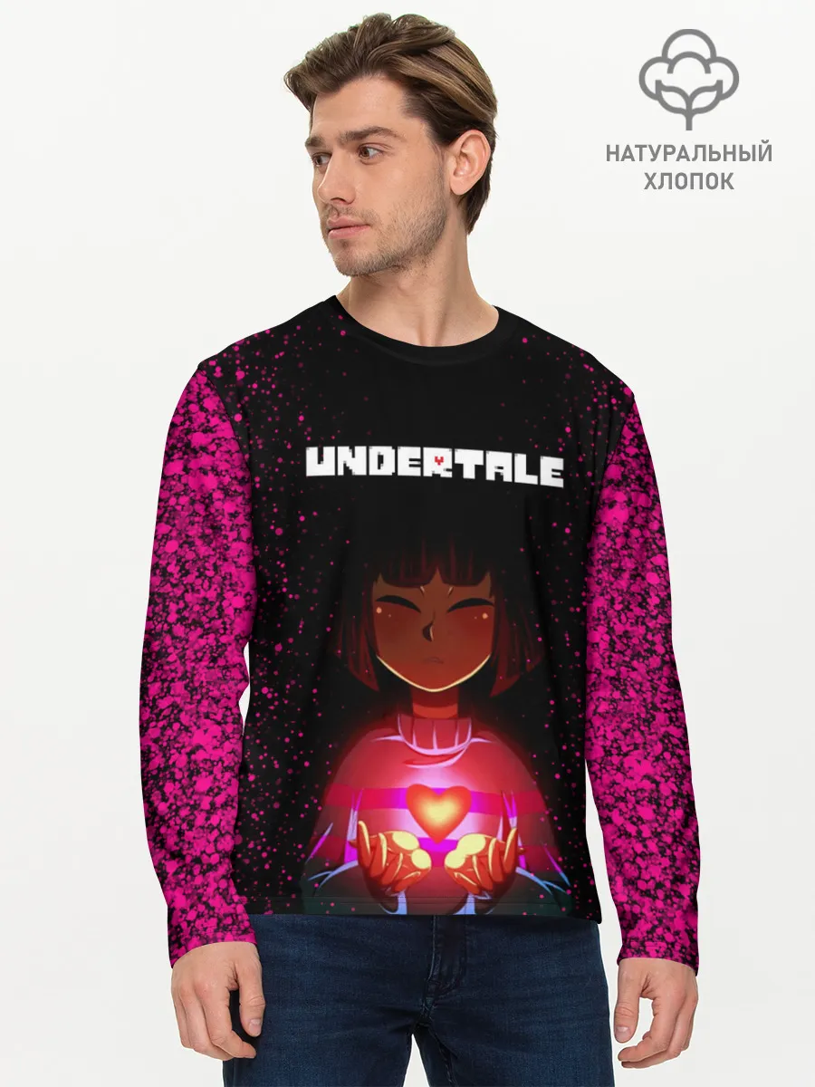 Мужской лонгслив базовый / UNDERTALE FRISK